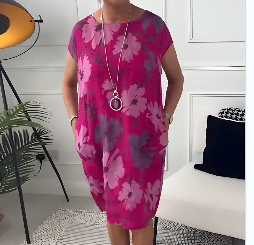 Robe de plage fleurie légère pour femme avec poches de berg-feldt