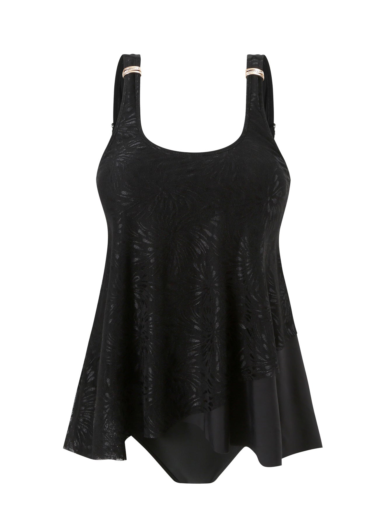 Berg-Feldt Ensemble Tunique et Bas de Maillot de Bain pour Femme
