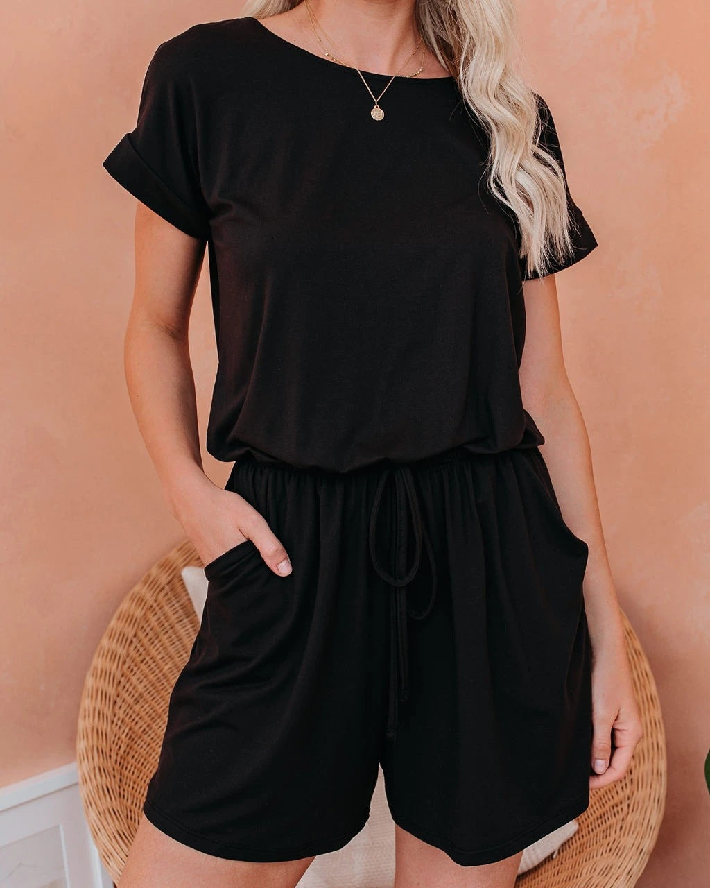 Bequemer Damen-Jumpsuit mit Gummibund und Taschen von berg-feldt