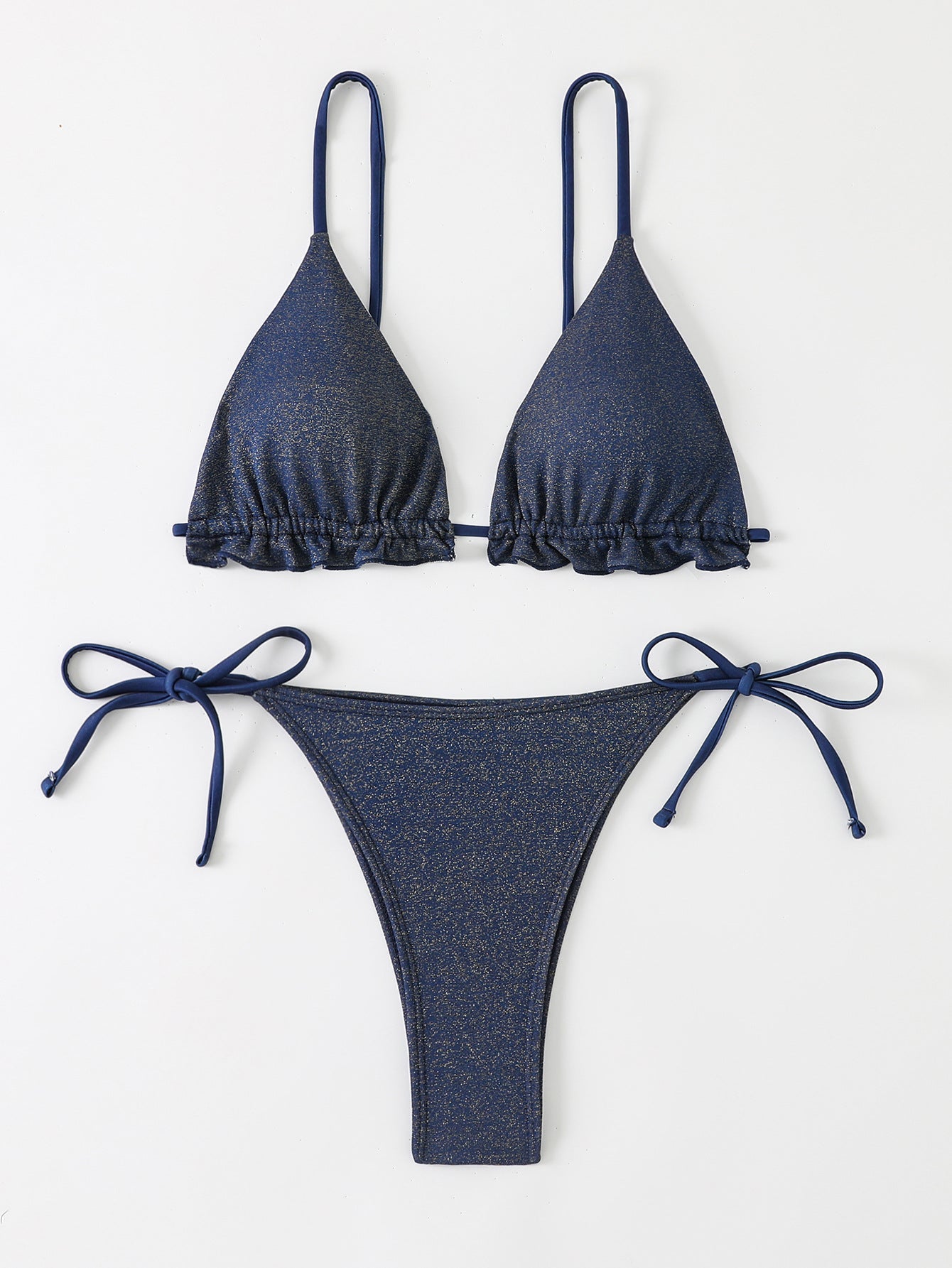 Haut de bikini triangle scintillant pour femme par berg-feldt