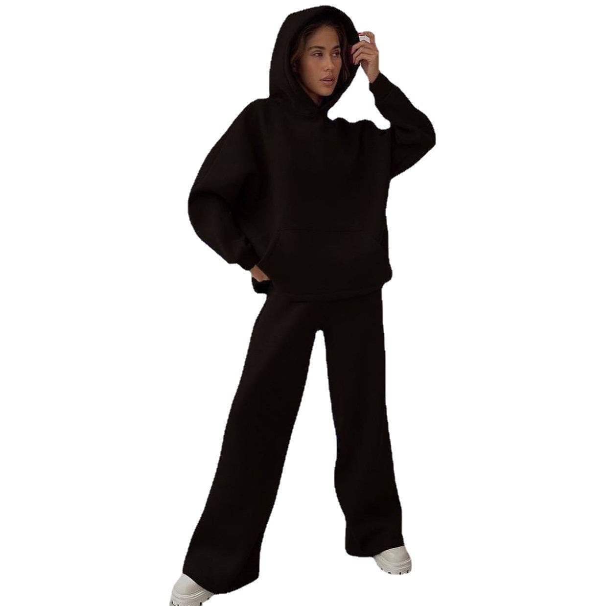 Ensemble décontracté et ample pour femme, avec hoodie et pantalon large Berg-Feldt