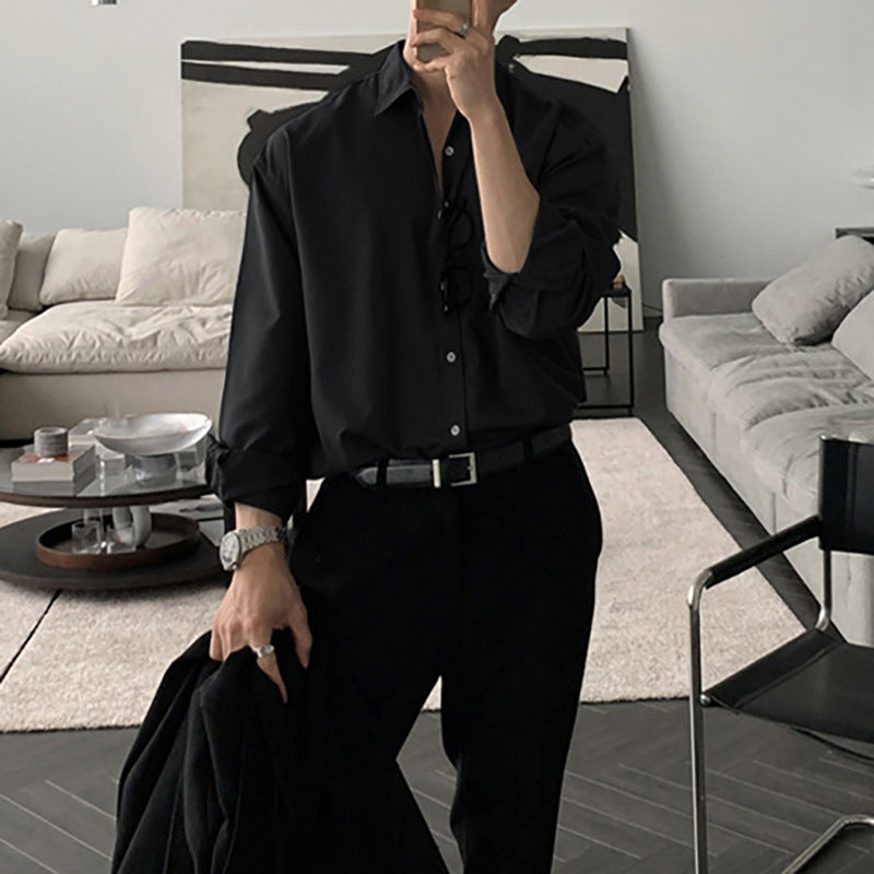 Chemise oversize en coton respirant pour homme à coupe décontractée Berg-Feldt