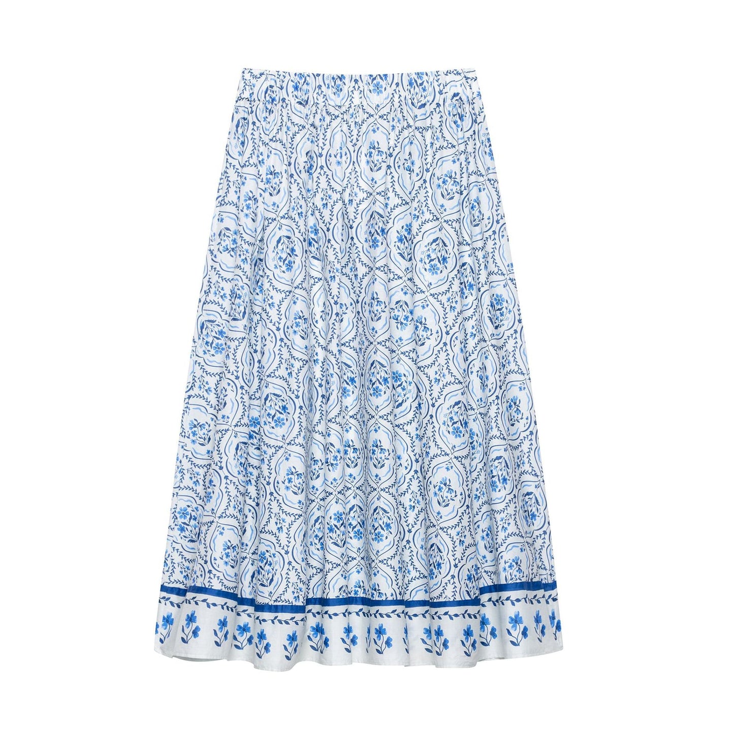 Jupe longue évasée style bohème pour femme de berg-feldt