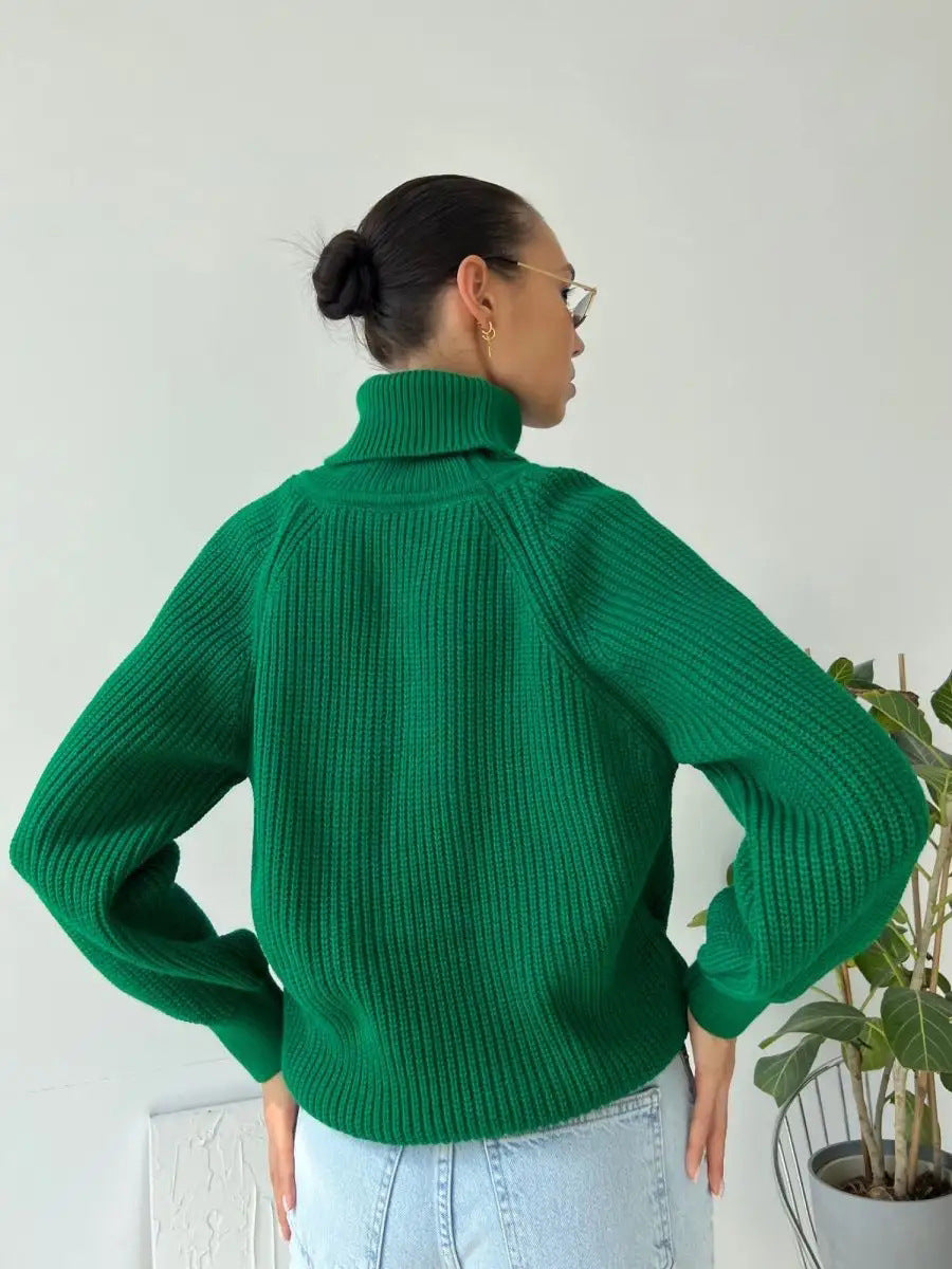 Pull femme à col montant Berg-Feldt