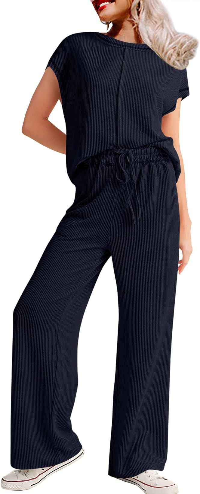 Bequemes Damen-Loungewear-Set mit elastischem Bund und weitem Schnitt von berg-feldt