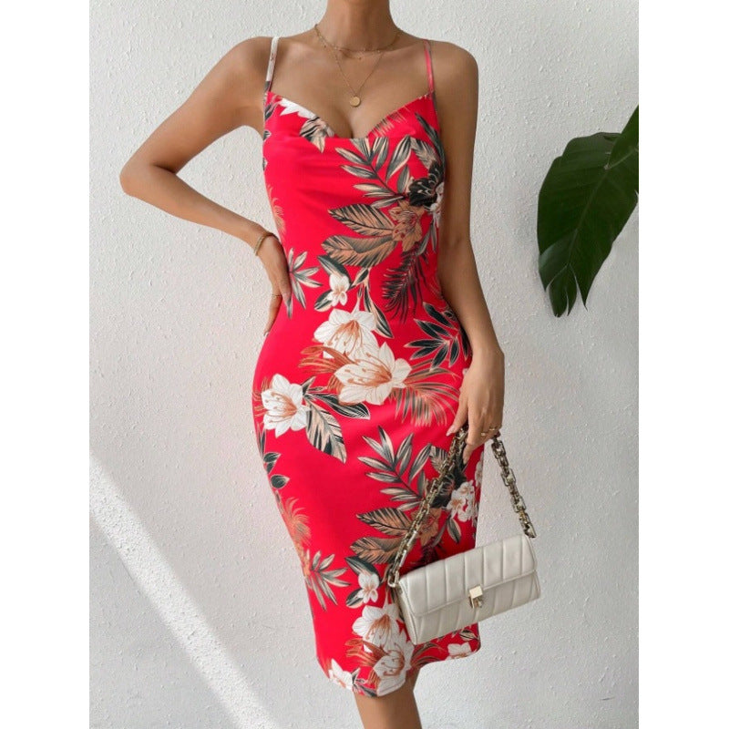 Berg-feldt Robe Midi Moulante Fleurie Femme