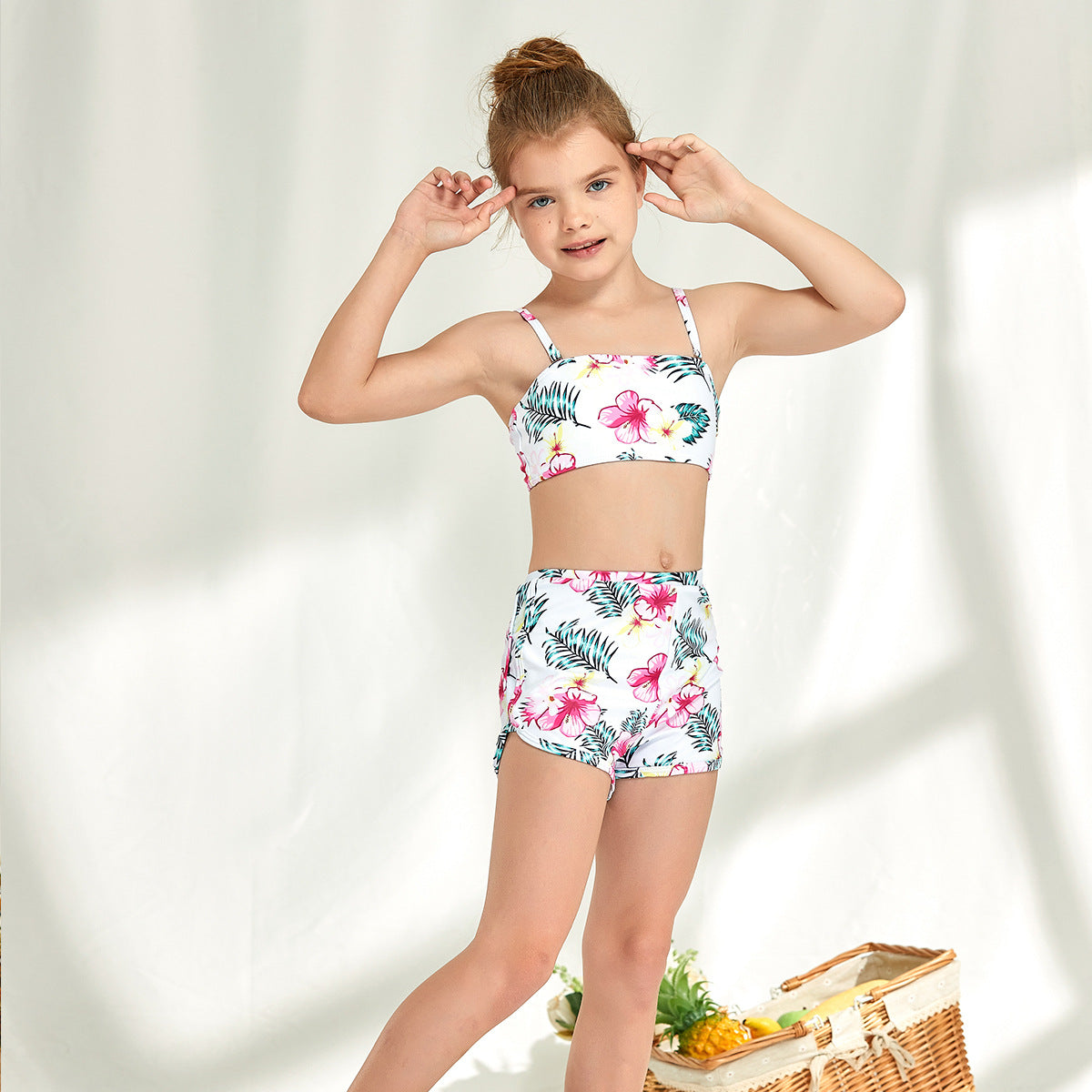 Ensemble bikini pour filles avec crop top tendance et culotte taille haute berg-feldt