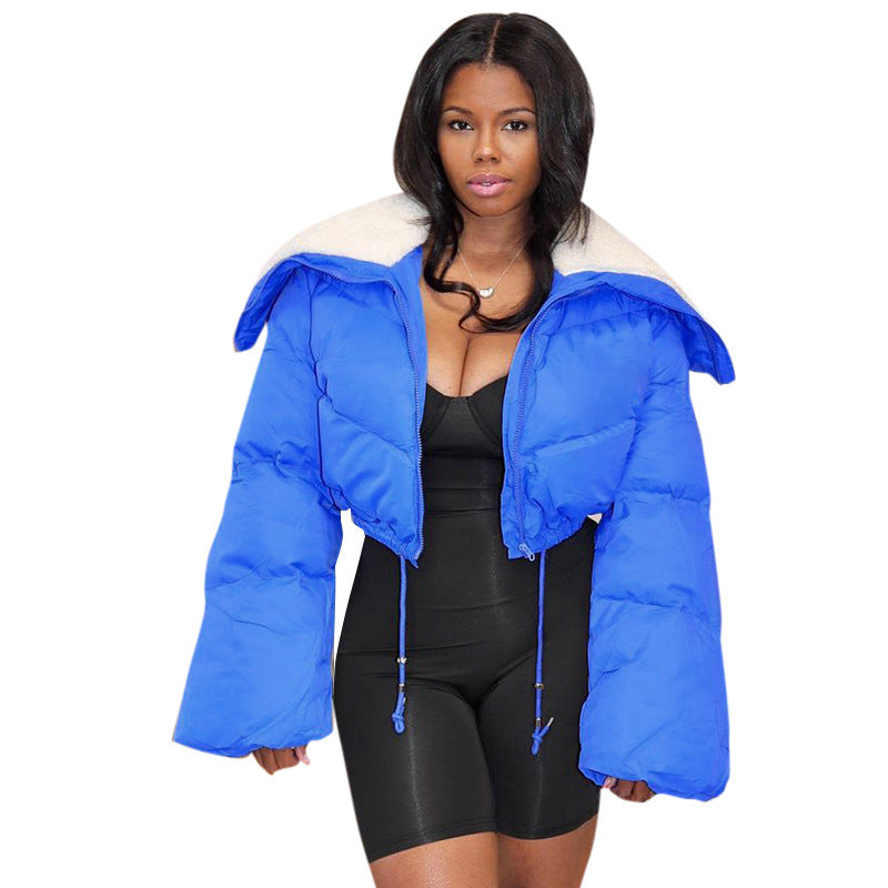Doudoune courte pour femme à manches oversize de berg-feldt