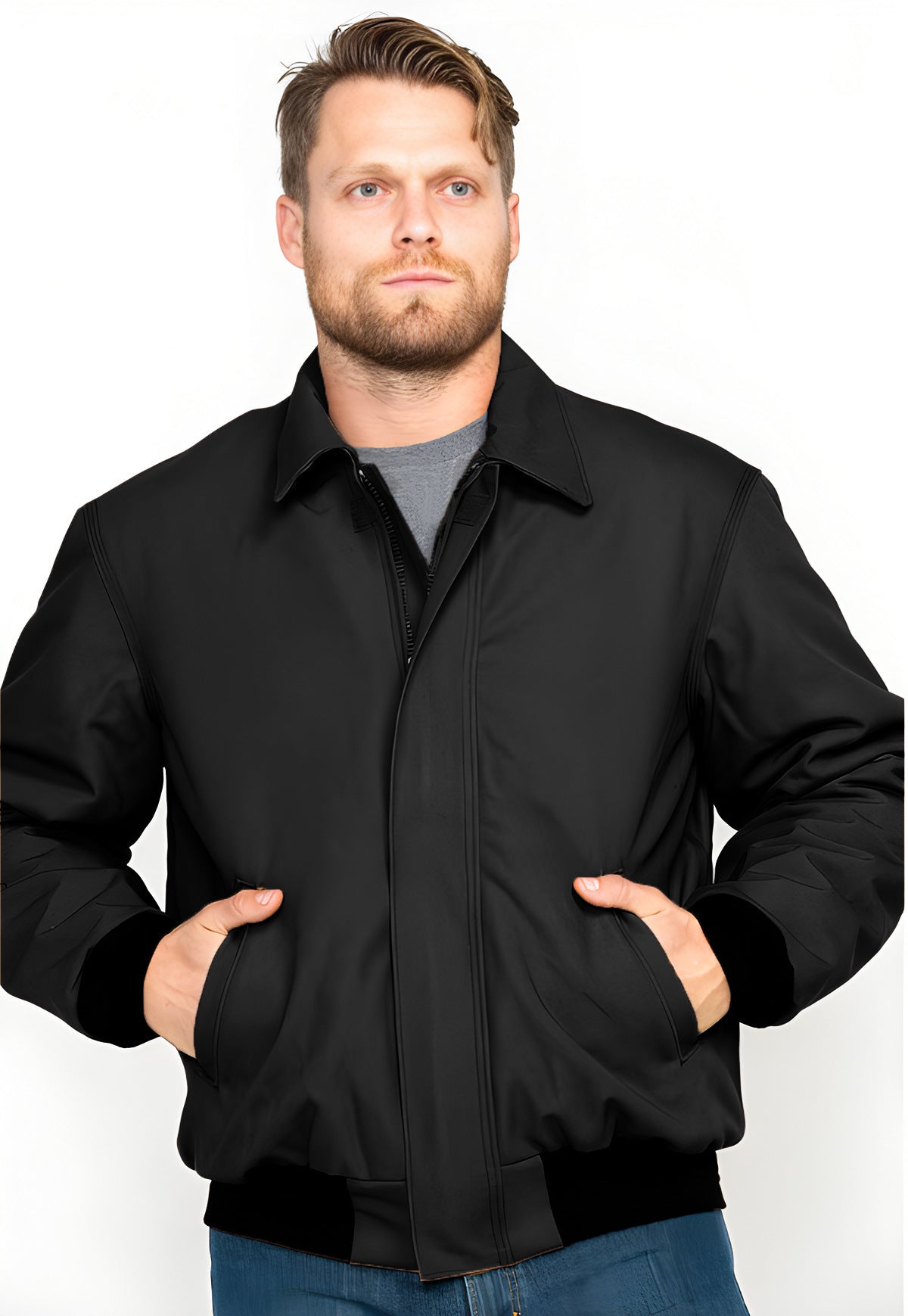 Veste homme stylée et chaude avec double fermeture éclair Berg-Feldt
