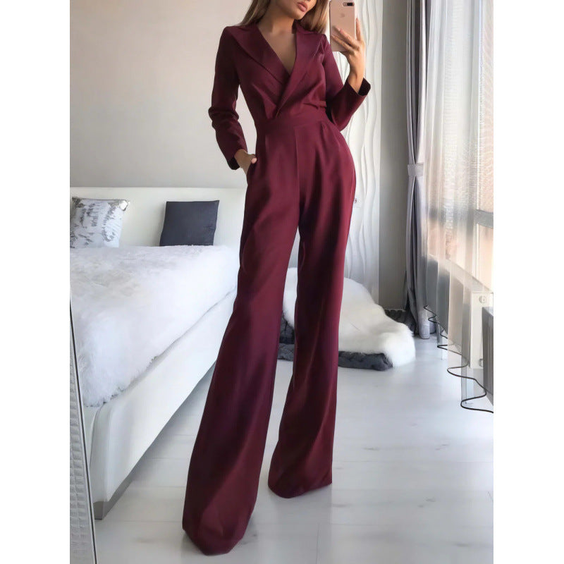Combinaison élégante pour femme avec col bénitier classique et jambes longues Berg-Feldt