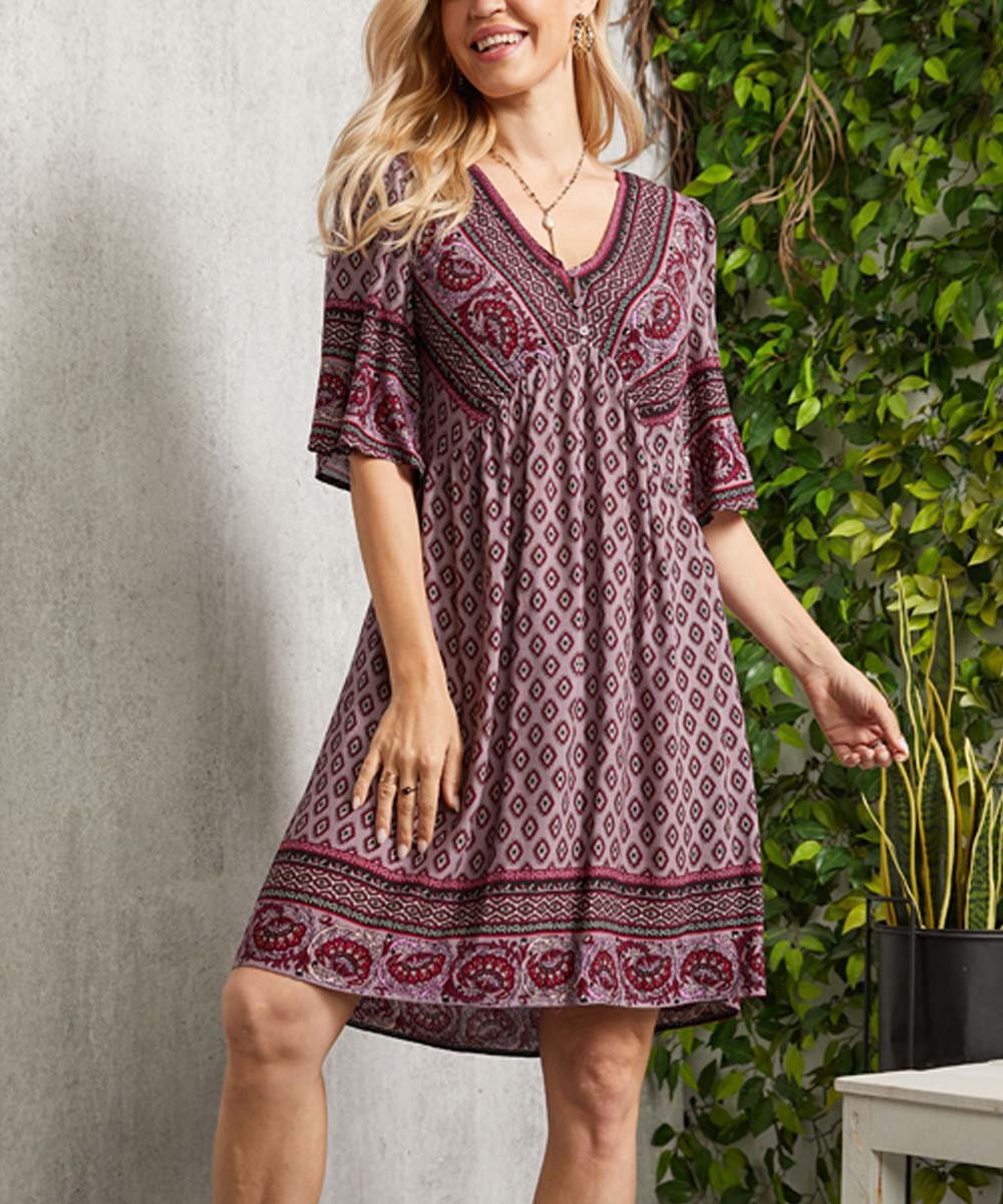 Stylish Printed Shift Dress for Women berg-feldt