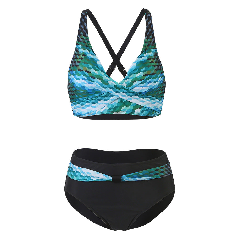 Sport-Bikini-Set für Damen, hochgeschnitten, berg-feldt