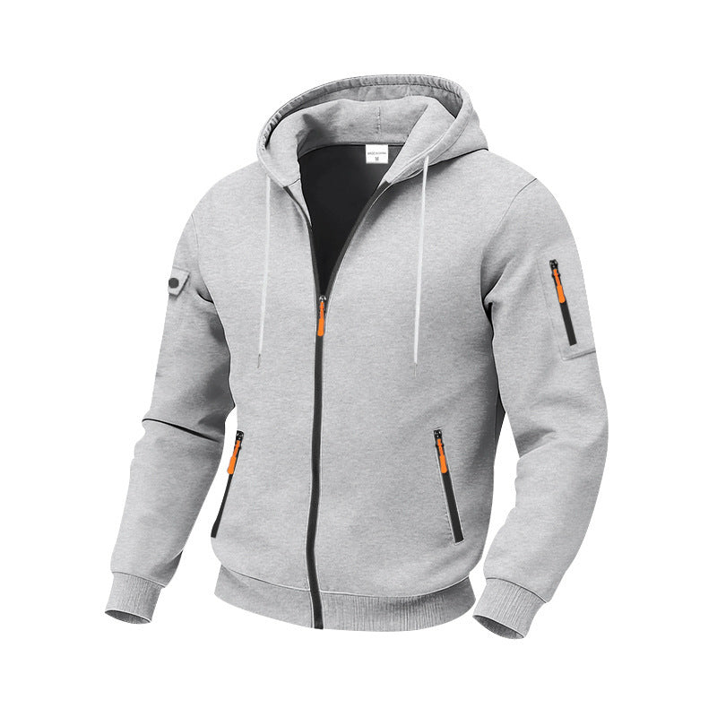 Veste à capuche fonctionnelle pour homme avec poches techniques Berg-Feldt