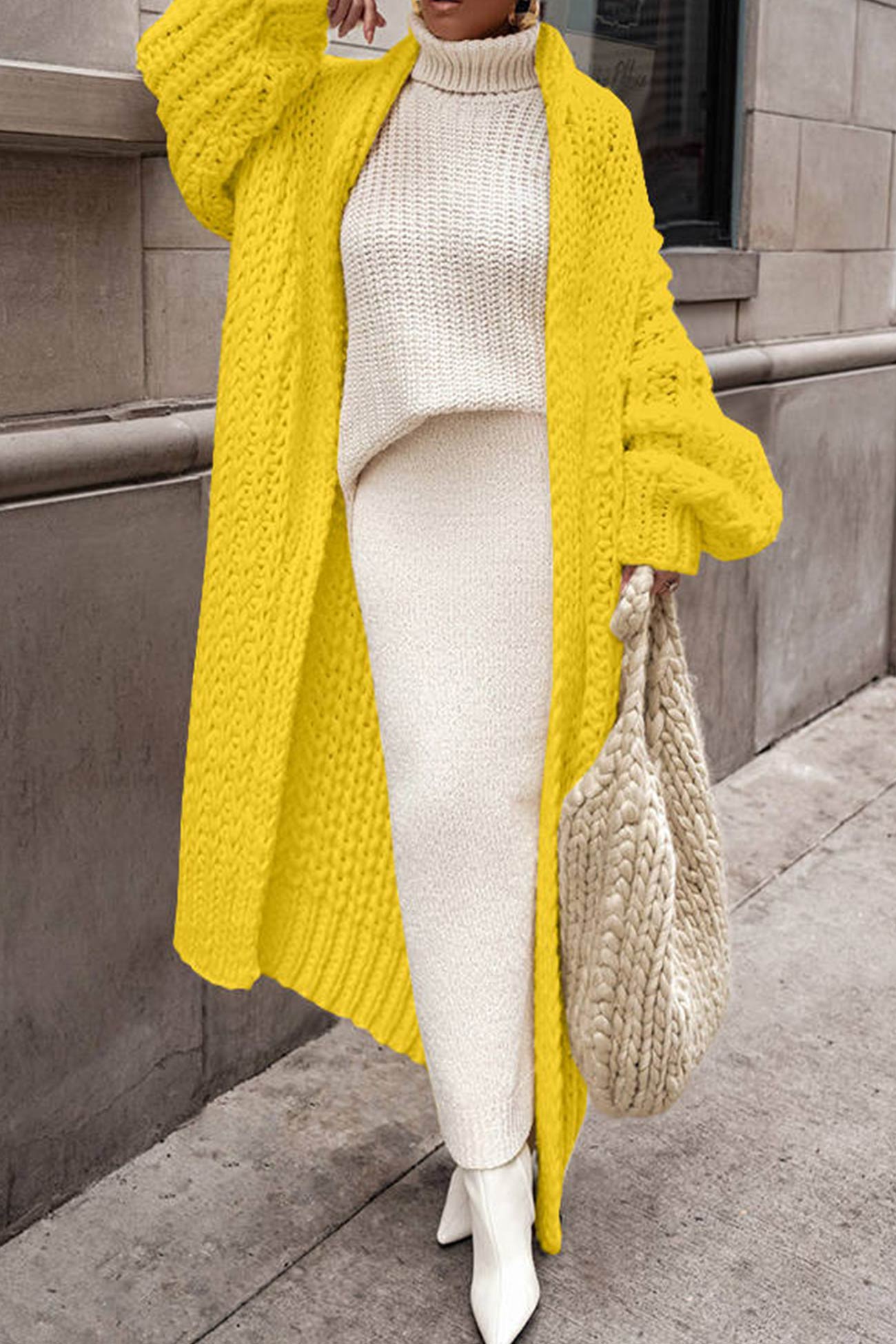 Berg-Feldt | Cardigan long en maille pour femme