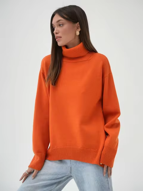 Berg-Feldt | Rollkragenpullover mit lockerer Passform