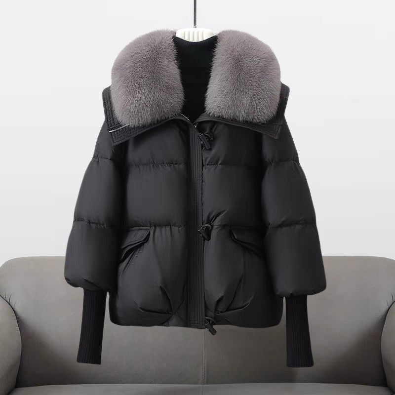 Berg-Feldt | Manteau court chaud matelassé à capuche pour femme