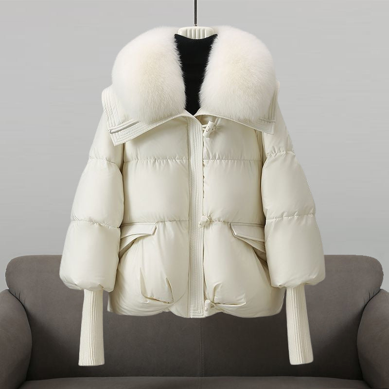 Berg-Feldt | Manteau court chaud matelassé à capuche pour femme