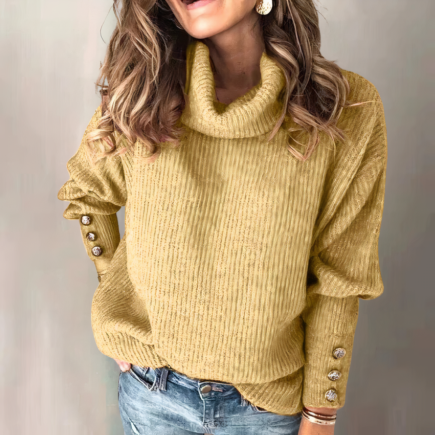 Peyton: Pull en maille à manches longues