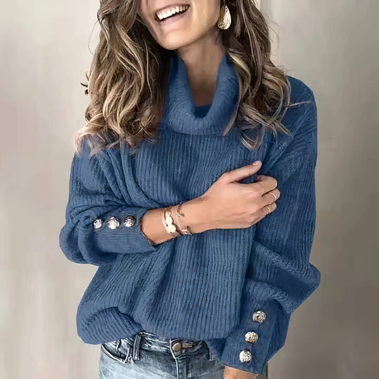 Peyton: Pull en maille à manches longues