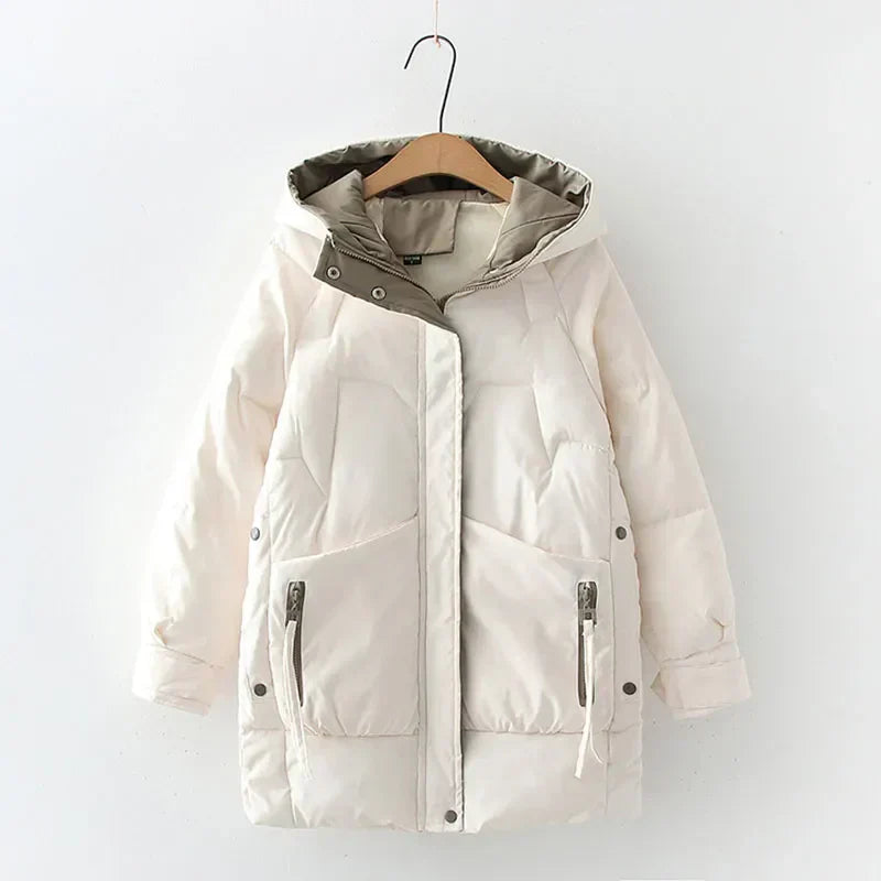 Berg-Feldt | Kapuzen Lockere Baumwolljacke