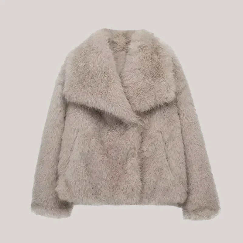 Berg-Feldt | Pelzjacke für Damen Luxus und Komfort Perfekt für Den Winter