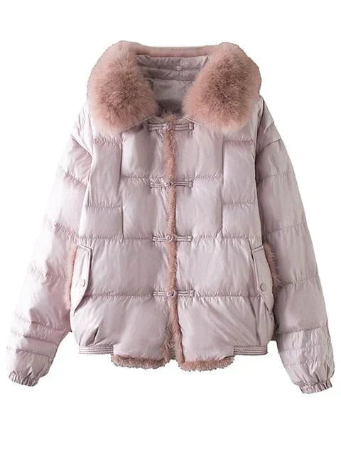 Berg-Feldt | Lockere Pufferjacke - Warm & Vintage