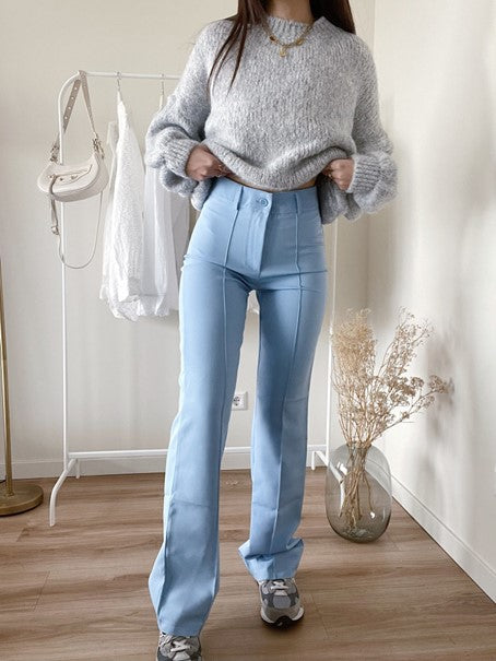 Berg-Feldt | Gerade Hose mit Hoher Taille