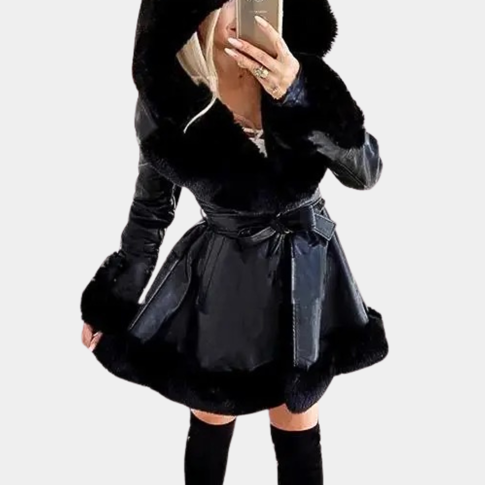 Berg-Feldt | Veste d'hiver douillette à capuche pour femme