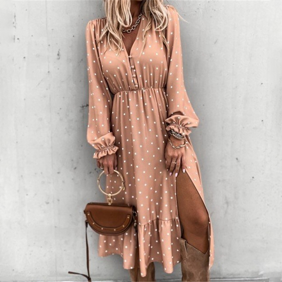 Robe fleurie fendue - Eira