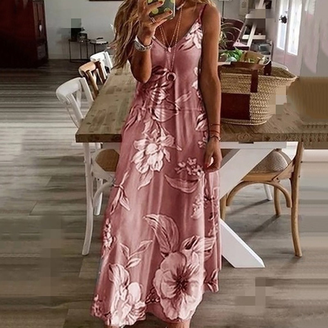 Robe sans manches à imprimé floral – Andie