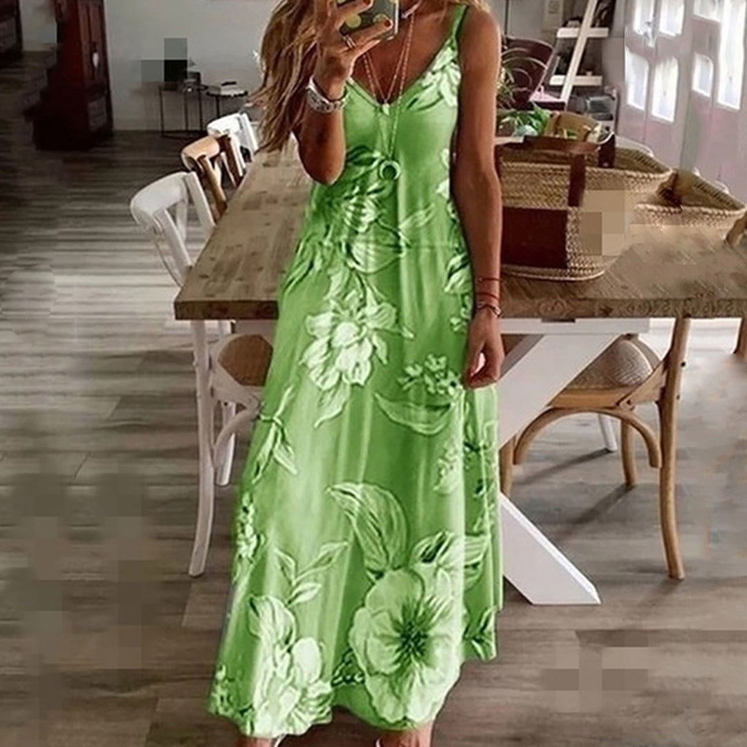 Robe sans manches à imprimé floral – Andie