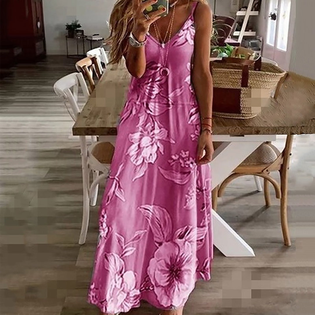 Robe sans manches à imprimé floral – Andie