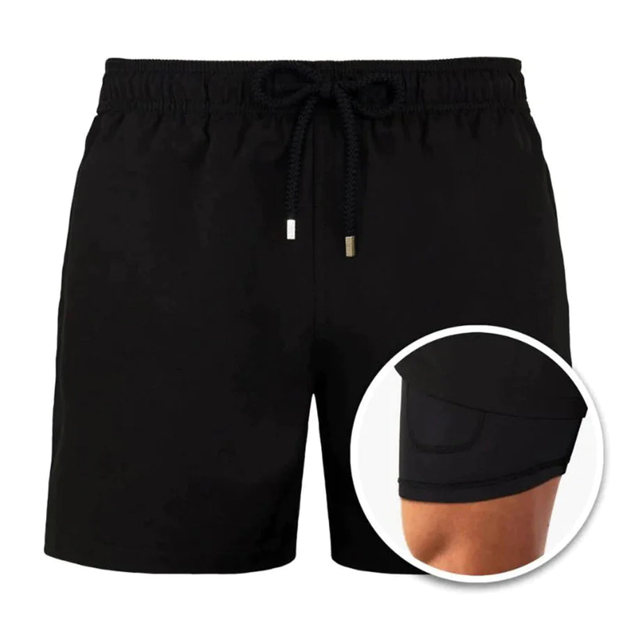 Short de bain avec doublure de compression - Jake