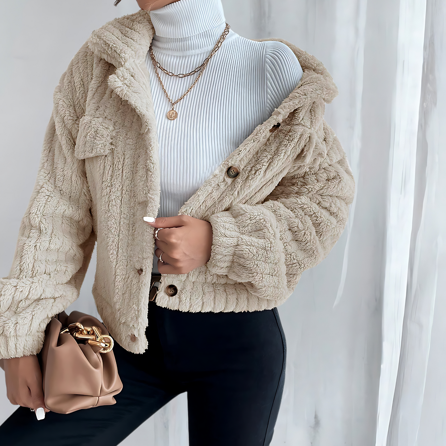 Berg-Feldt | Teddyjacke Weich und Gemütlich Perfekt für Wintertage