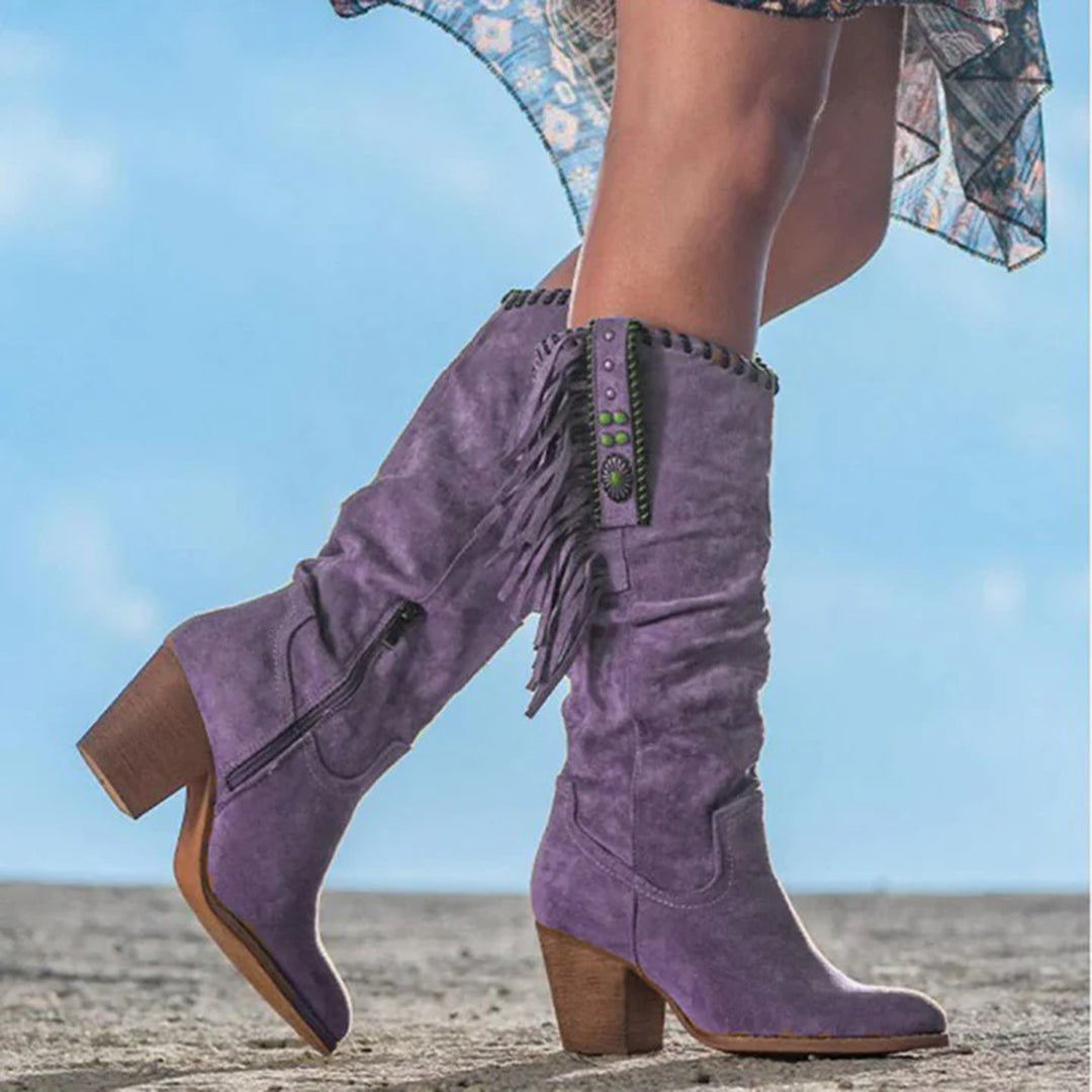 Bottes de cowboy bohème-chic DELILAH