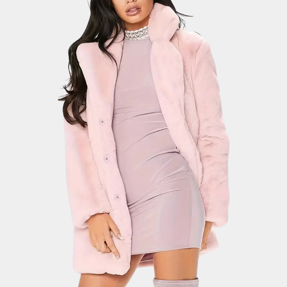 Berg-Feldt | Eleganter Winterplüschmantel für Damen