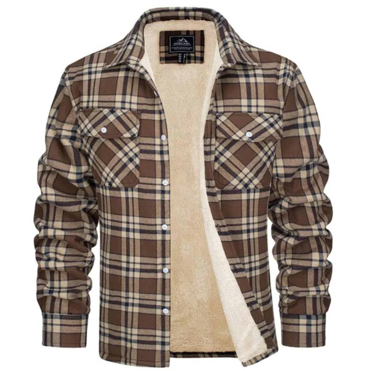 Veste polaire à carreaux Evans