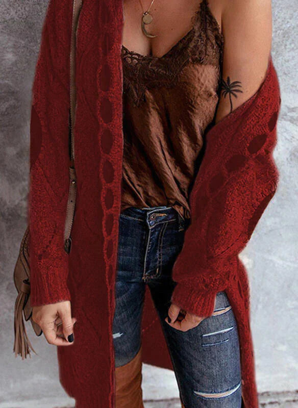 Berg-Feldt | Strickjacke Lang & Stilvoll