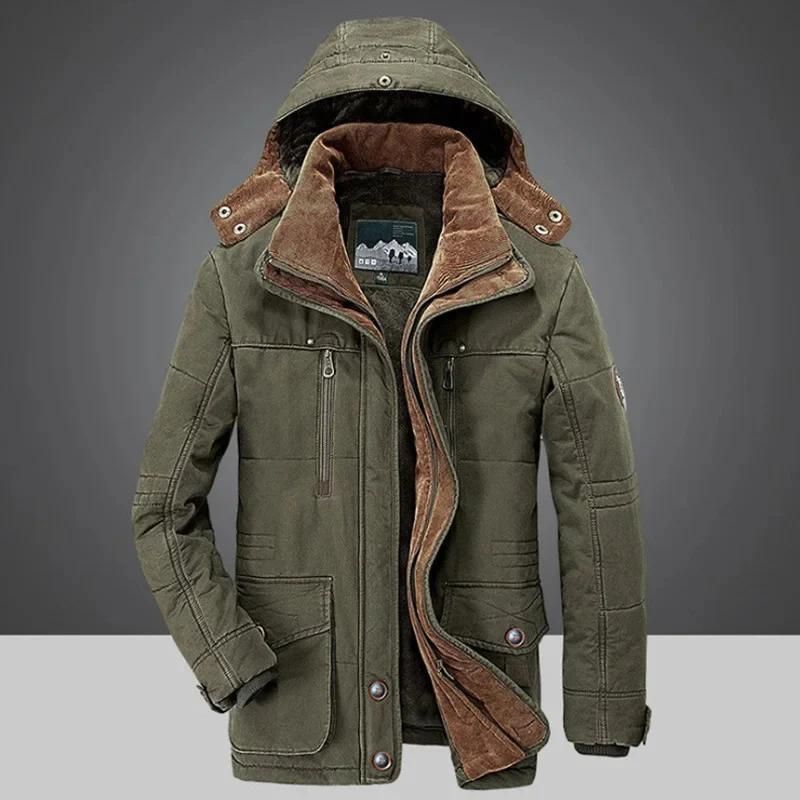Manteau d'hiver en coton pour hommes - Roger