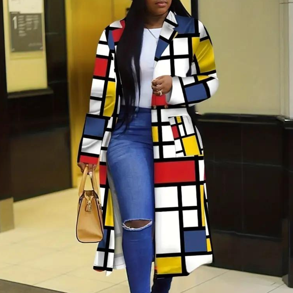 Berg-Feldt | Manteau d'automne coloré pour femmes