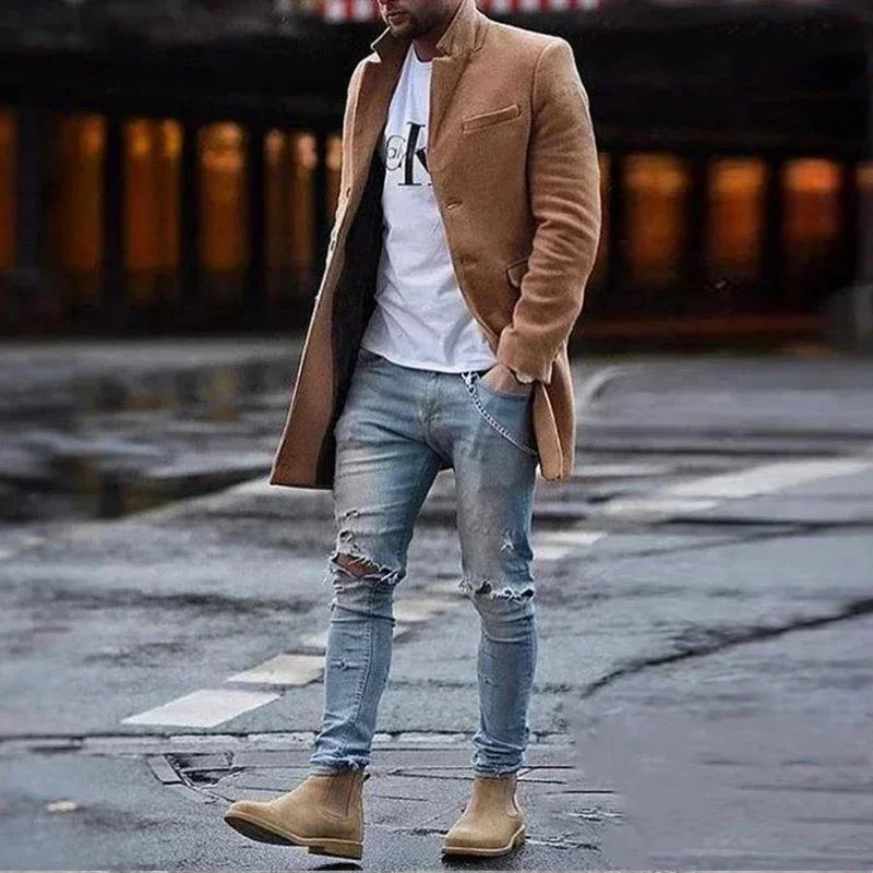 Berg-Feldt | Eleganter Trendherbstmantel für Herren