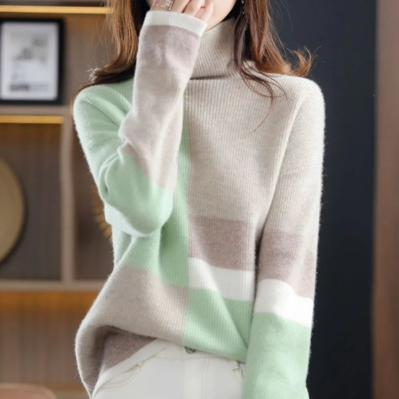 Berg-Feldt | Eleganter farbiger Pullover