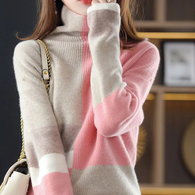 Berg-Feldt | Eleganter farbiger Pullover