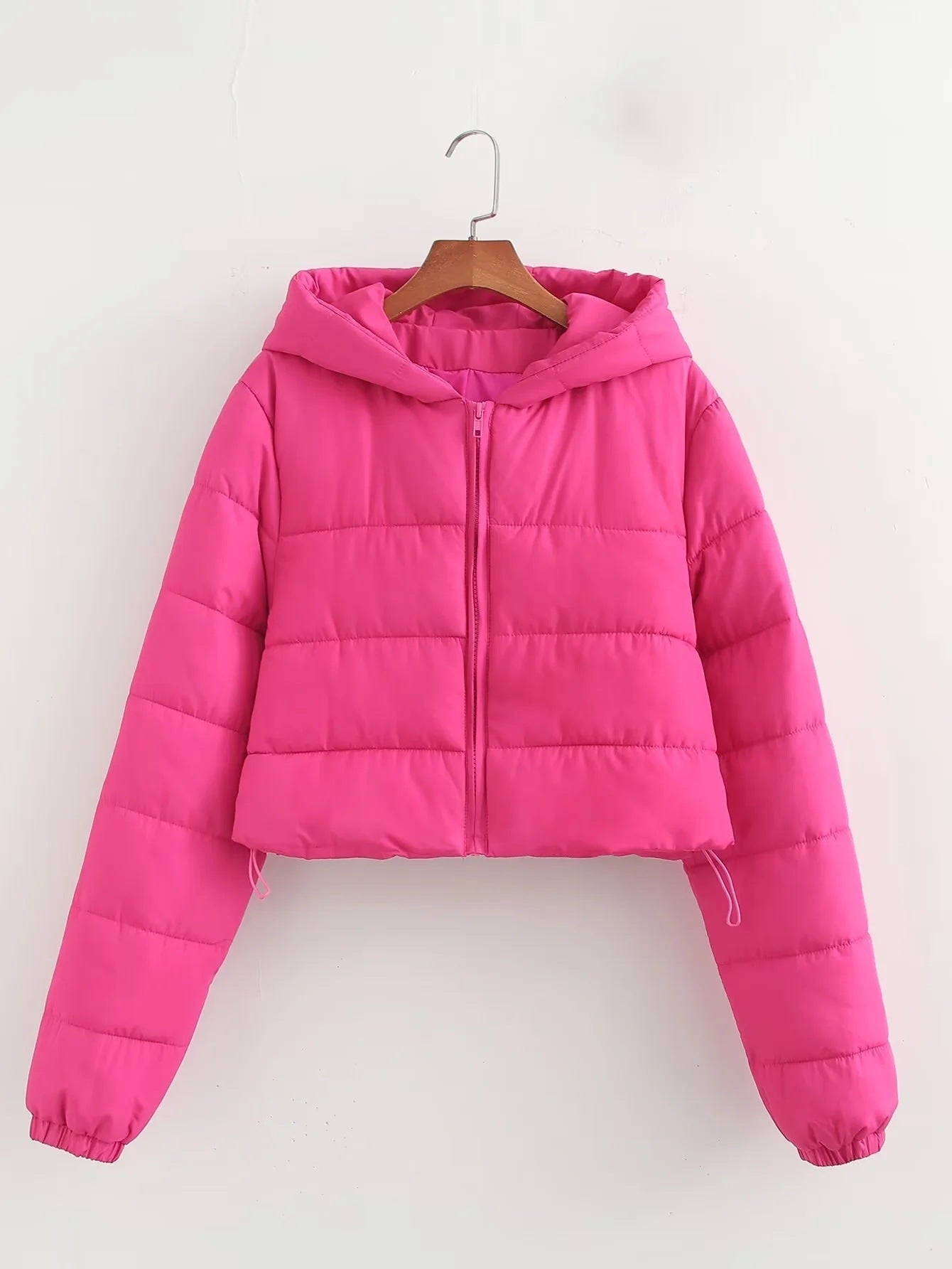 Berg-Feldt | Kapuzen Cropped Slim Winterjacke