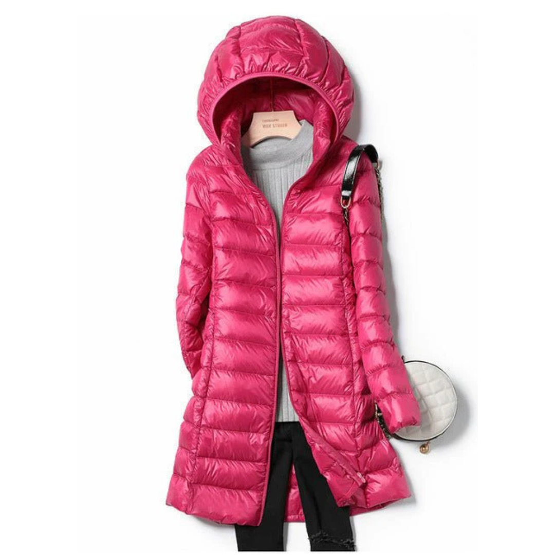 Berg-Feldt | Isolierte Kapuzen Pufferjacke für Den Winterstil Von Frauen