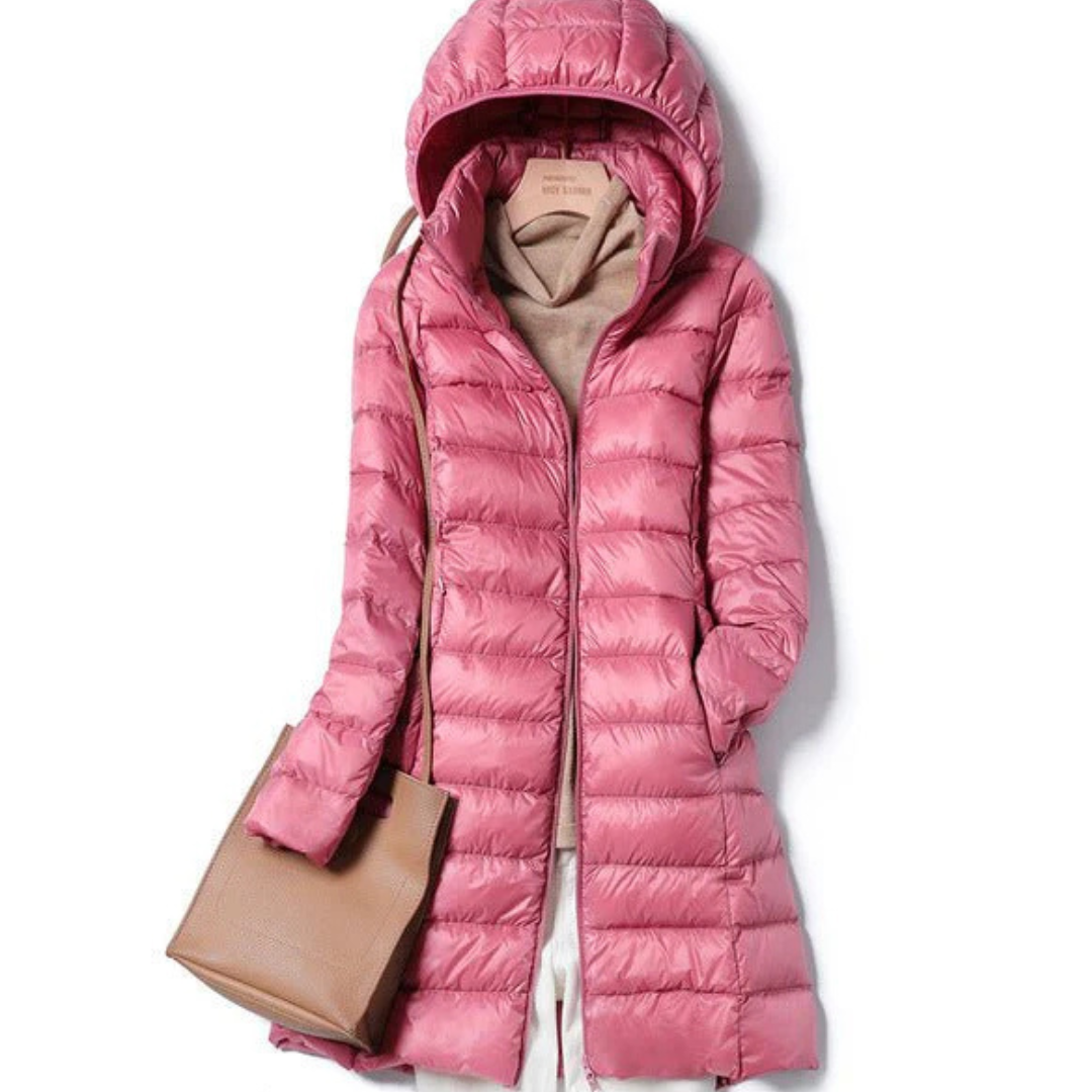 Berg-Feldt | Isolierte Kapuzen Pufferjacke für Den Winterstil Von Frauen