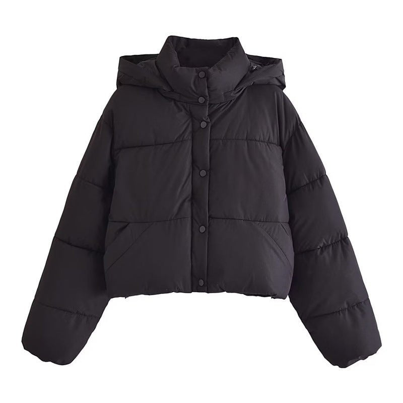 Berg-Feldt | Doudoune Courte à Capuche Moderne pour Femme par Temps Froid