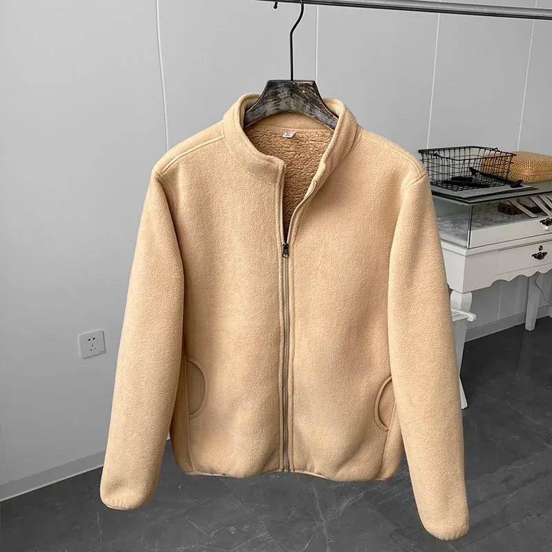 Berg-Feldt | Fleecejacke mit Stehkragen