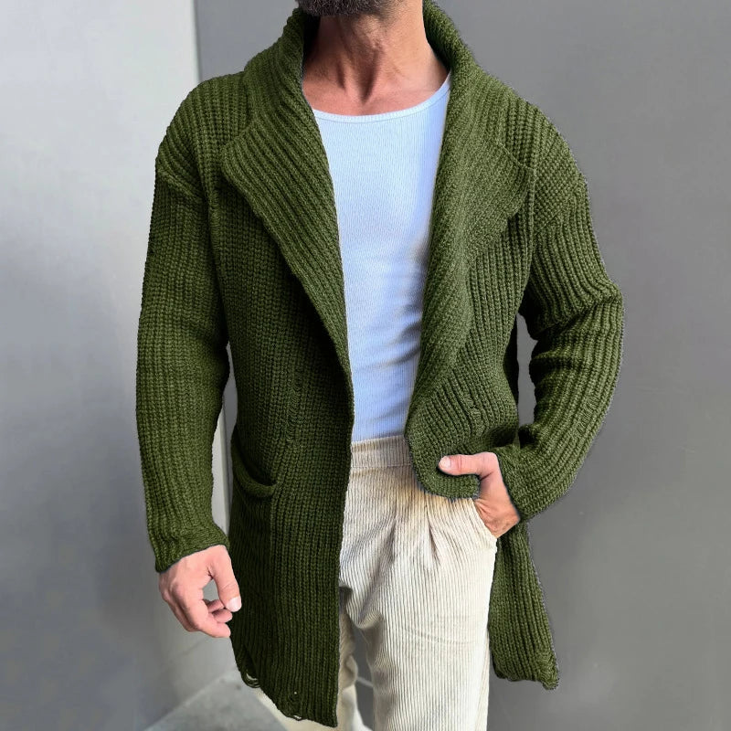 VOLKER - Cardigan finement tricoté