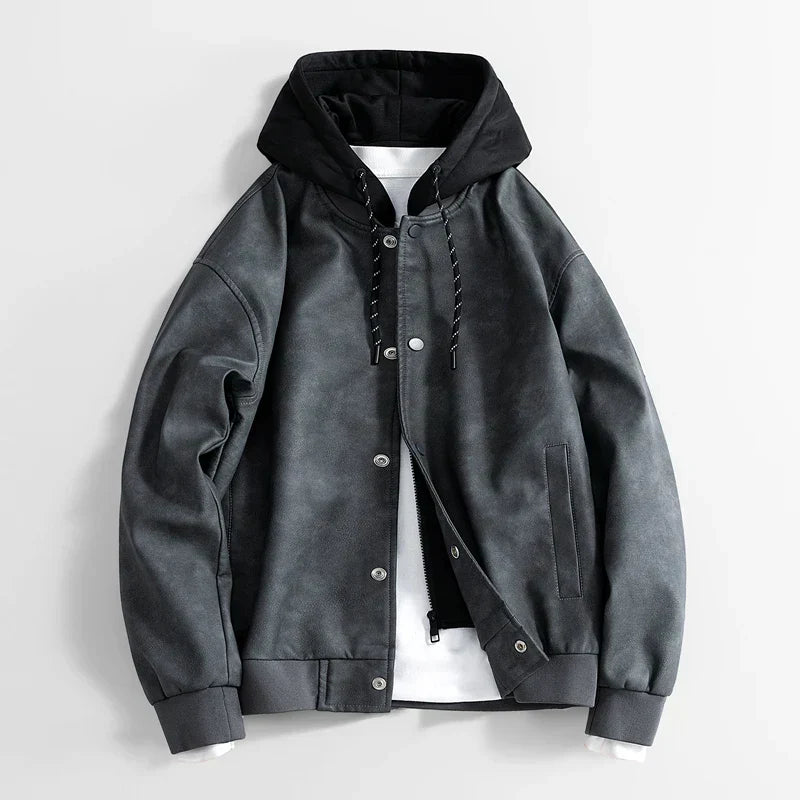 Berg-Feldt | Veganes lässiges Herrenjacke mit Kapuze